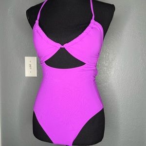 Purple/Pink One Piece Bathing Suit